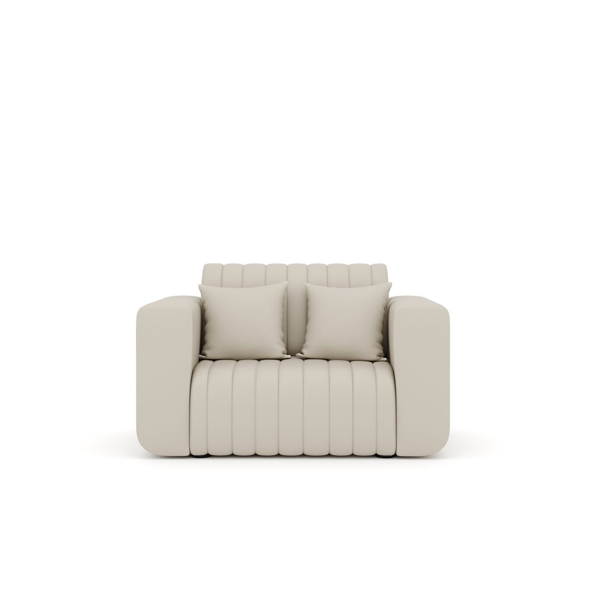 Luxury Series with Fiberfill Pillows Leatherette Sofa Set - Sekar Lifestyle