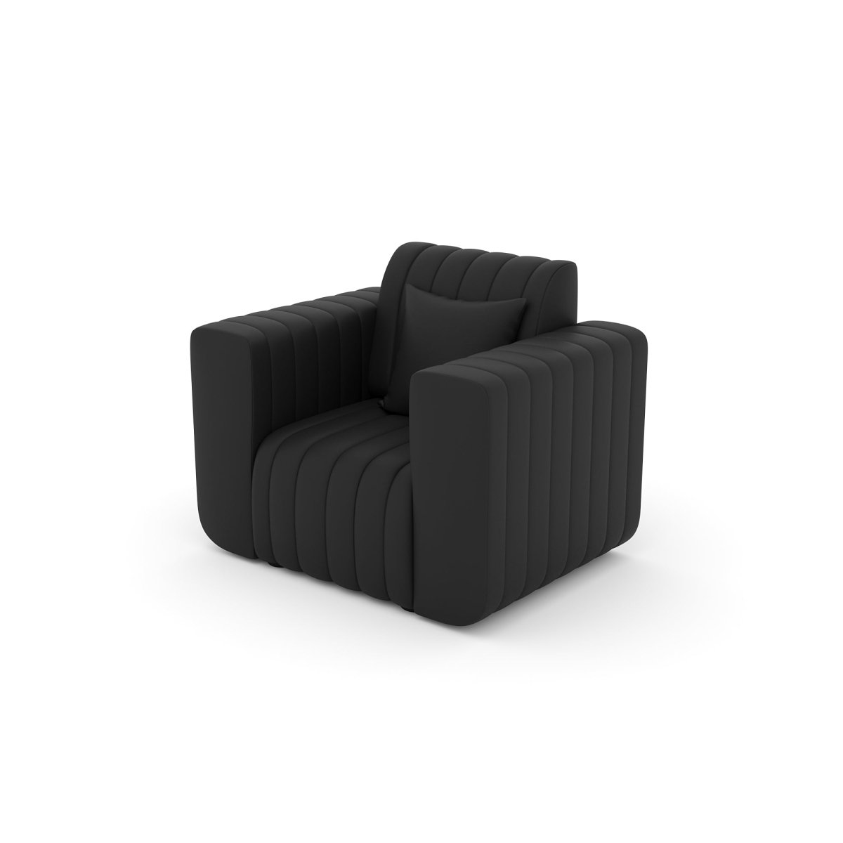 Luxury Series with Fiberfill Pillows Leatherette Sofa Set - Sekar Lifestyle