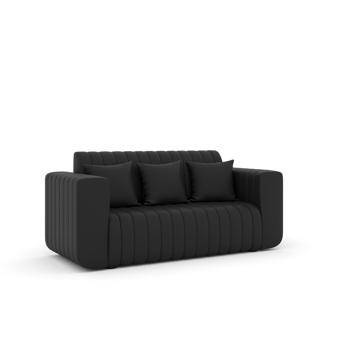 Luxury Series with Fiberfill Pillows Leatherette Sofa Set - Sekar Lifestyle