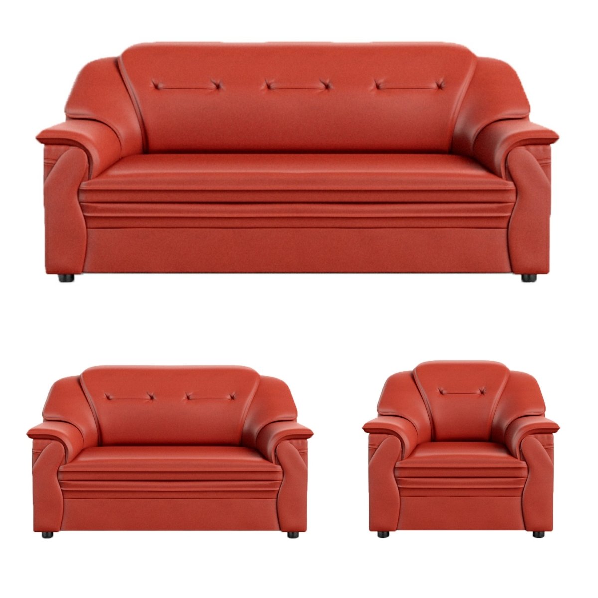 Polyurethane Large Series Leatherette Sofa Set - Sekar Lifestyle
