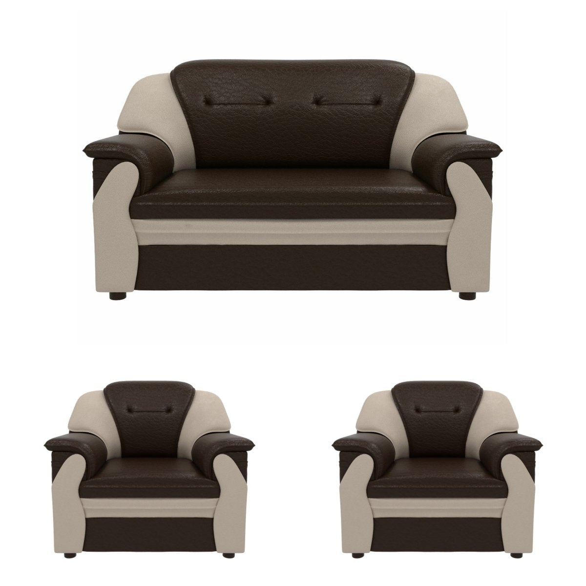 Polyurethane Large Series Leatherette Sofa Set - Sekar Lifestyle