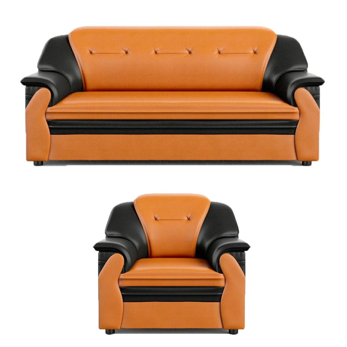 Polyurethane Large Series Leatherette Sofa Set - Sekar Lifestyle