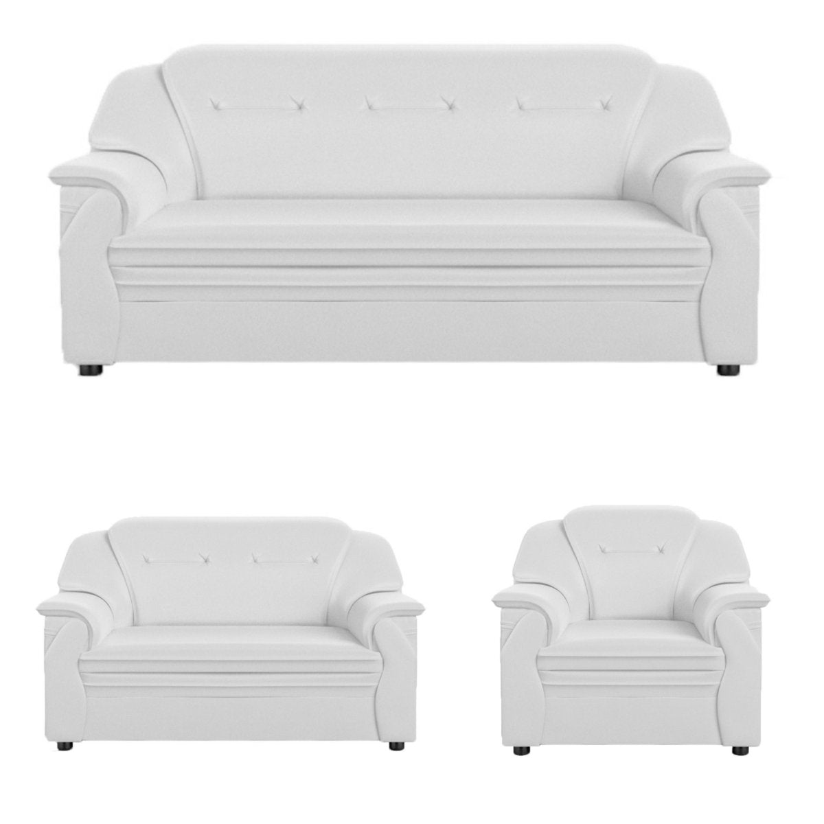 Polyurethane Large Series Leatherette Sofa Set - Sekar Lifestyle