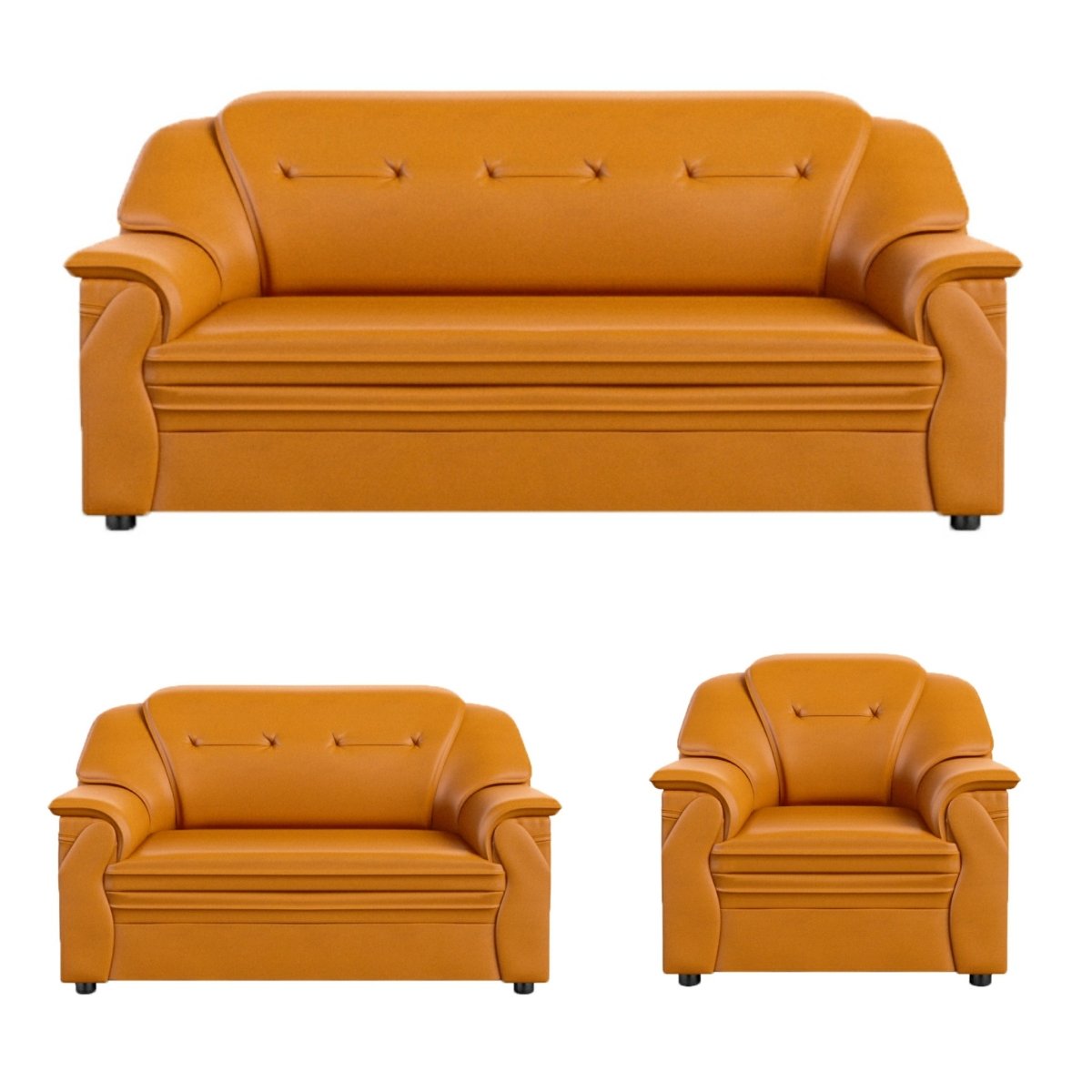 Polyurethane Large Series Leatherette Sofa Set - Sekar Lifestyle