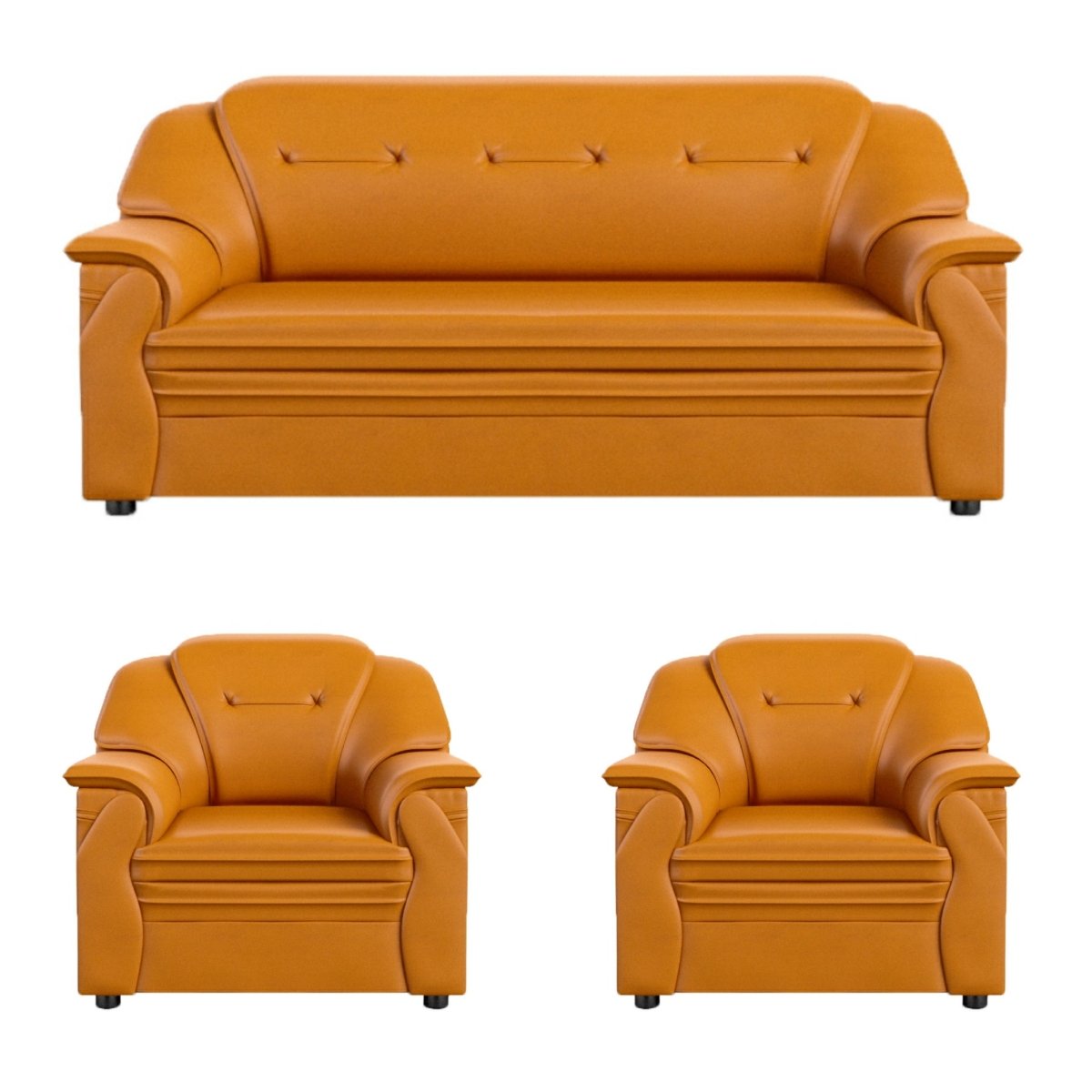 Polyurethane Large Series Leatherette Sofa Set - Sekar Lifestyle
