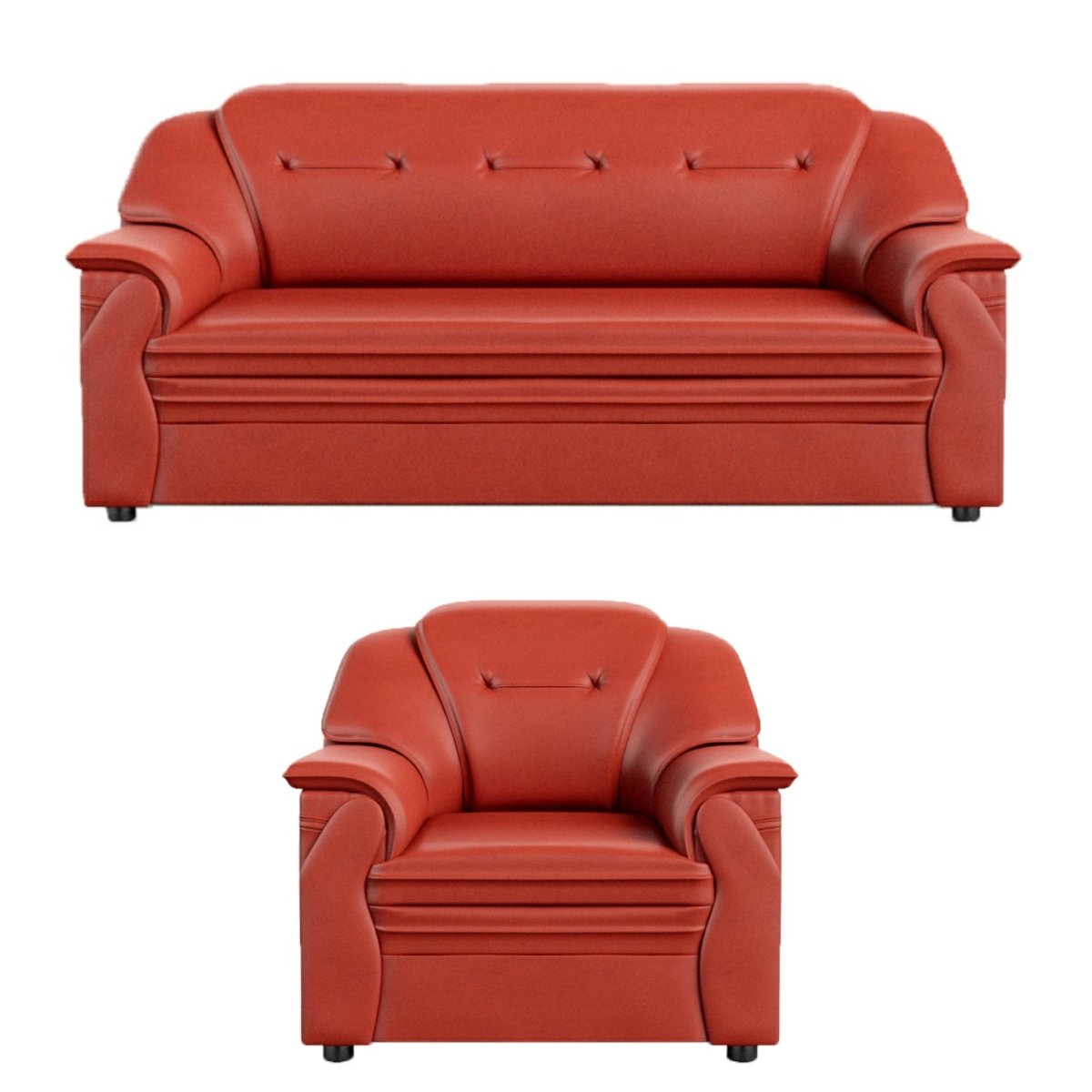 Polyurethane Large Series Leatherette Sofa Set - Sekar Lifestyle