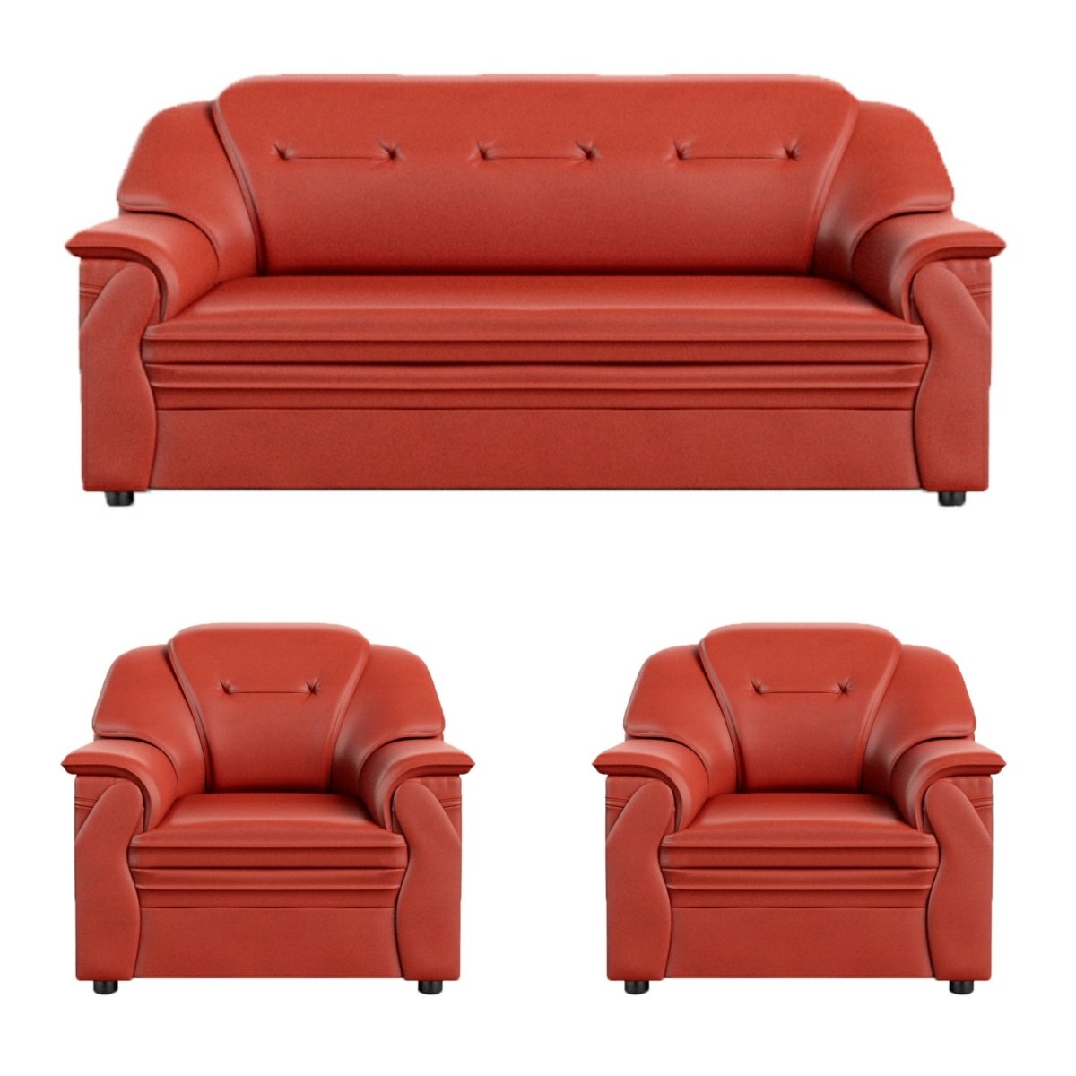 Polyurethane Large Series Leatherette Sofa Set - Sekar Lifestyle