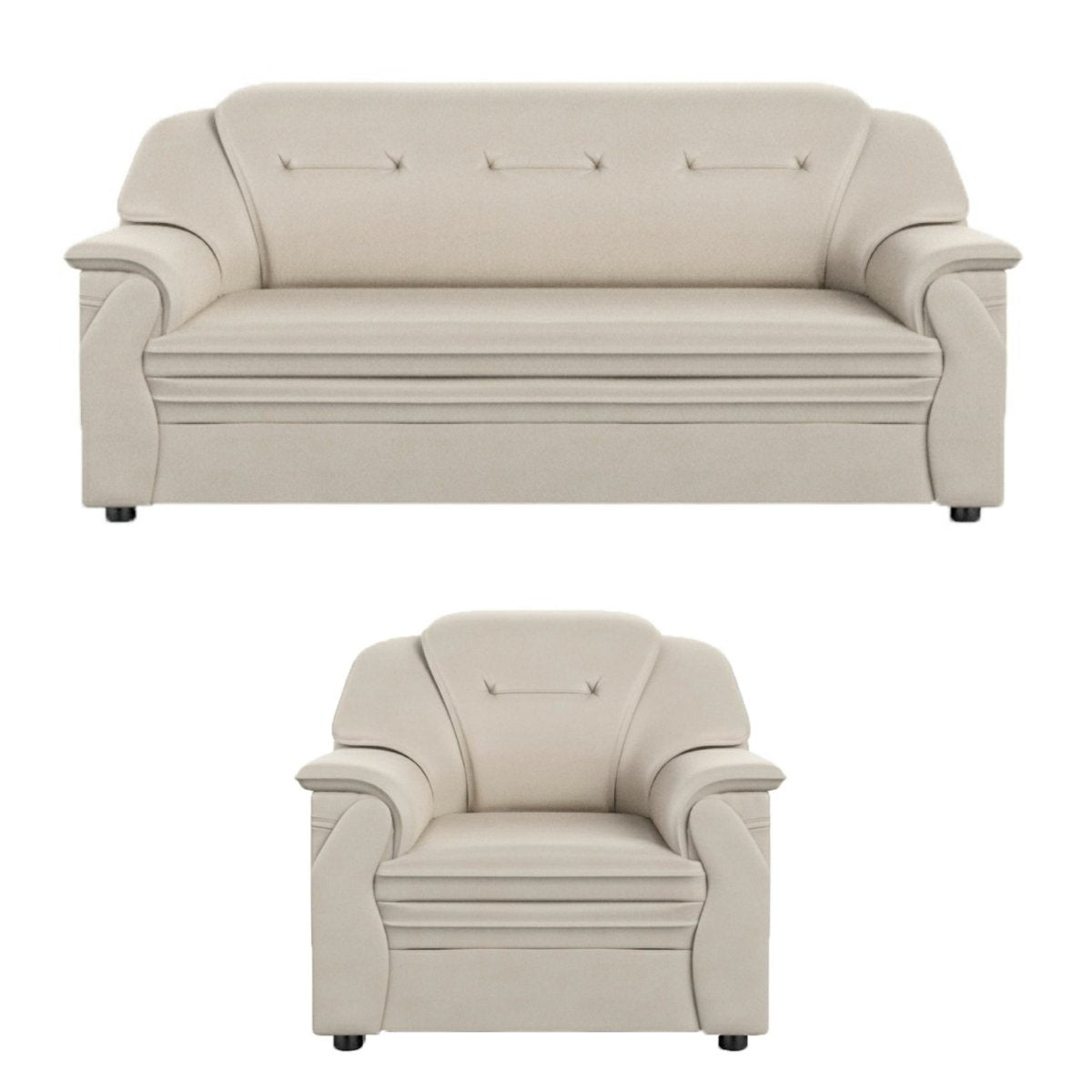 Polyurethane Large Series Leatherette Sofa Set - Sekar Lifestyle