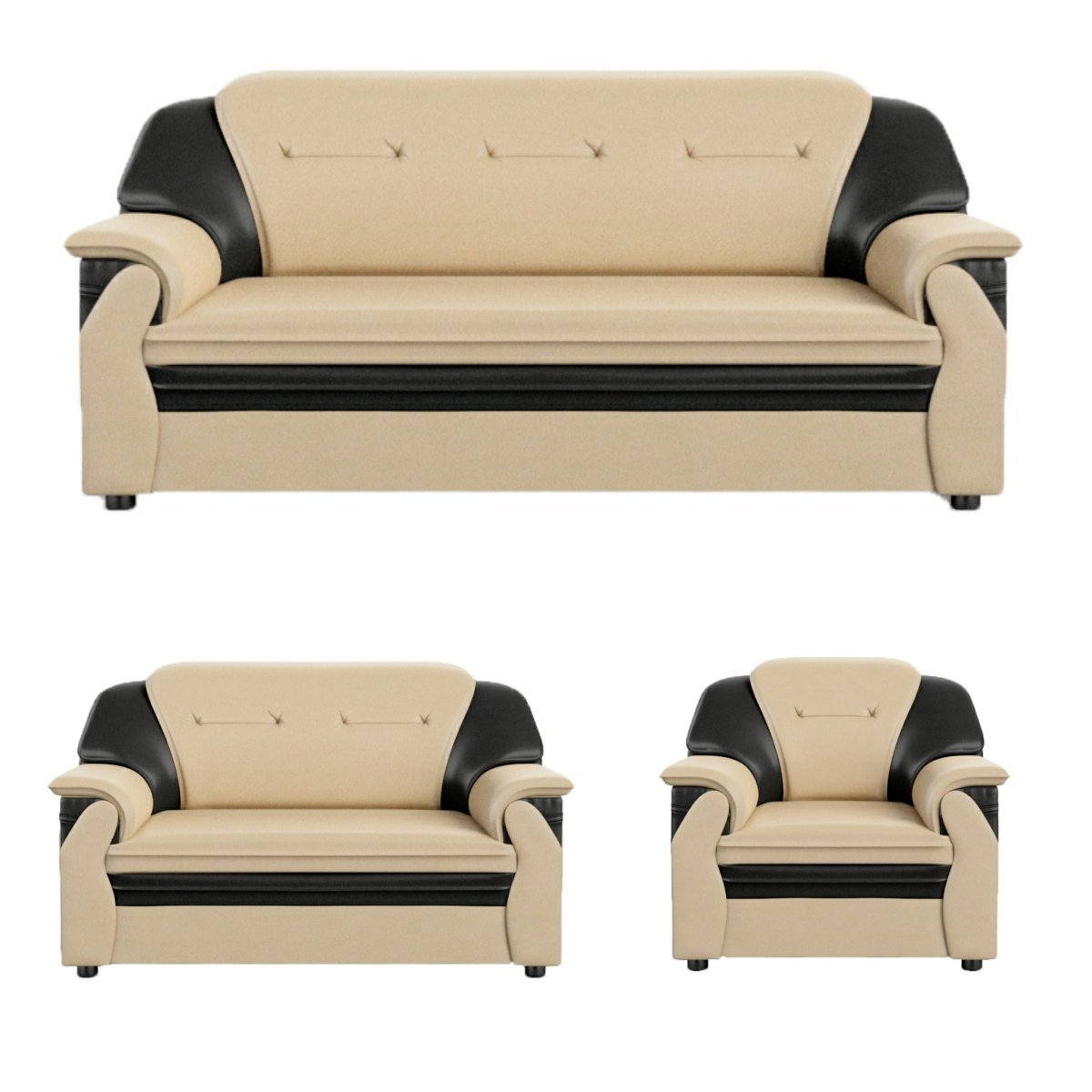 Polyurethane Large Series Leatherette Sofa Set - Sekar Lifestyle