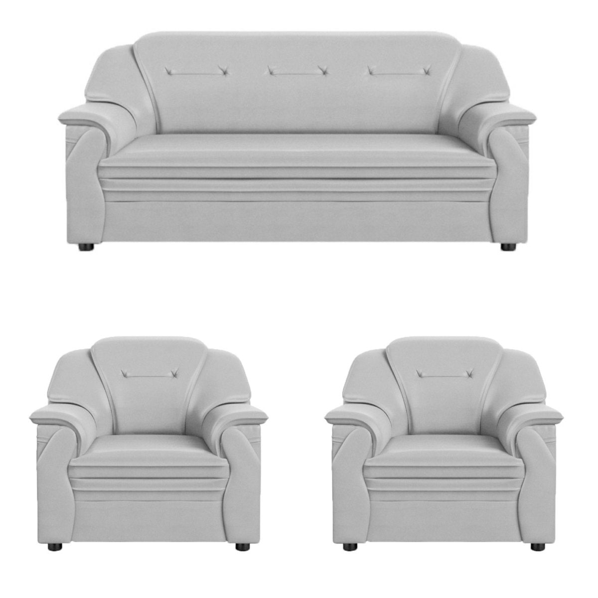 Polyurethane Large Series Leatherette Sofa Set - Sekar Lifestyle