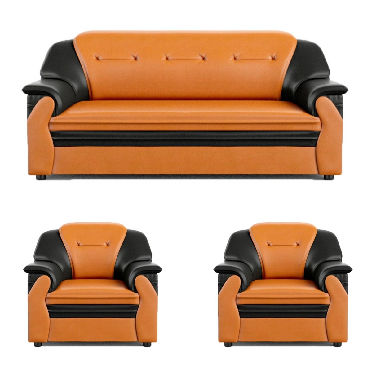 Polyurethane Large Series Leatherette Sofa Set - Sekar Lifestyle