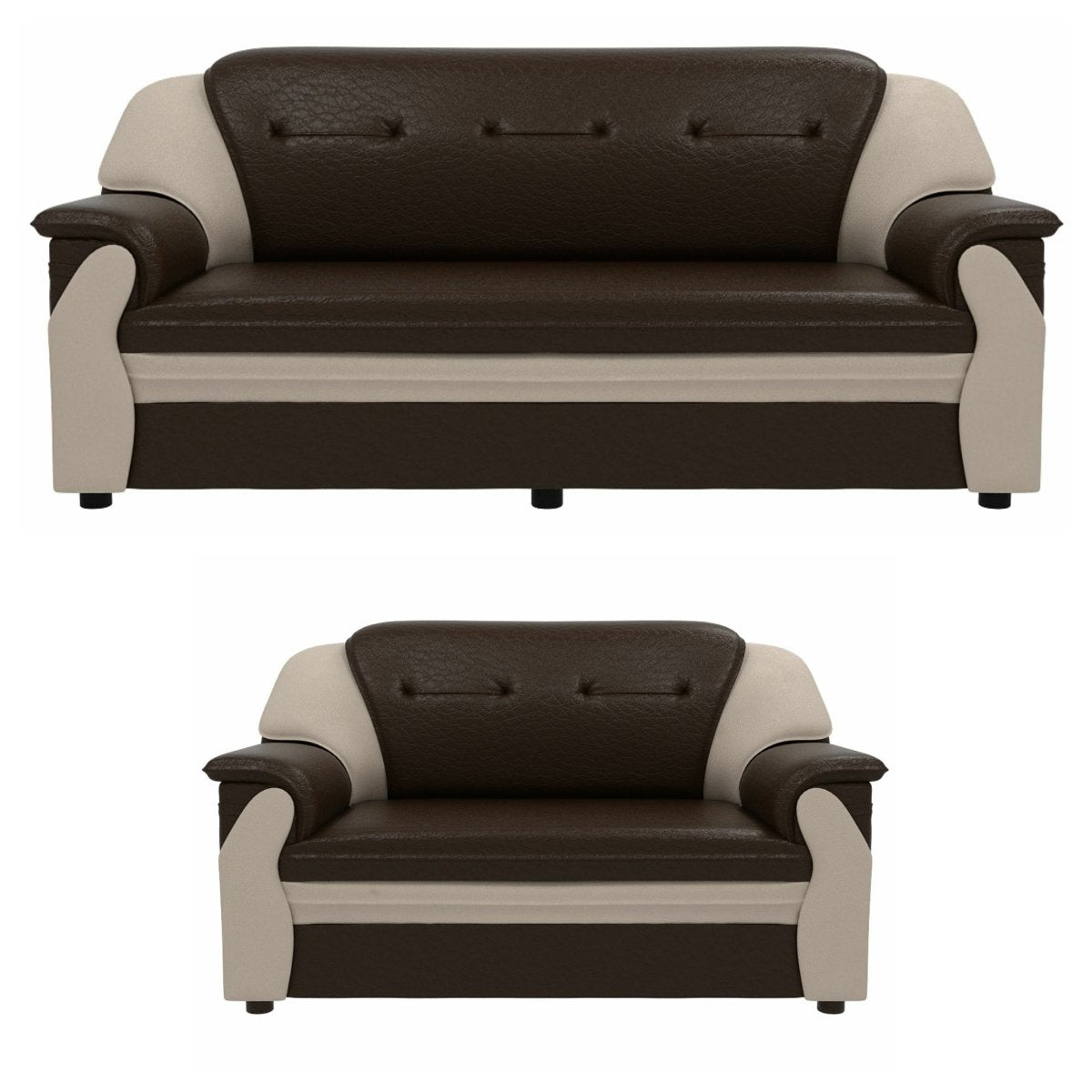 Polyurethane Series Leatherette Sofa Set - Sekar Lifestyle