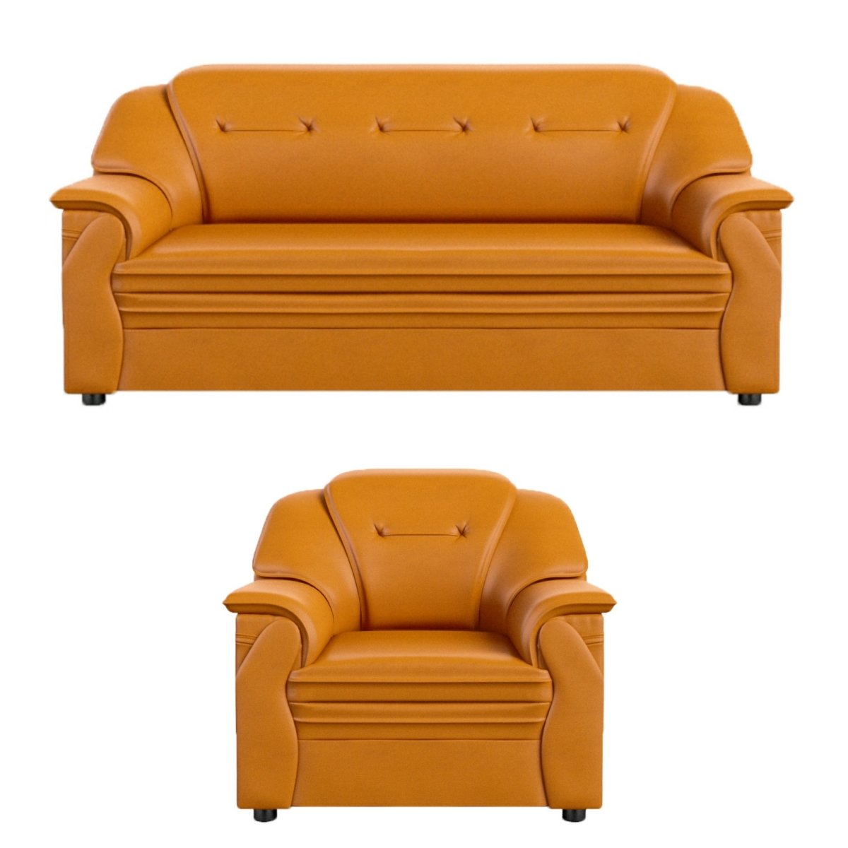 Polyurethane Series Leatherette Sofa Set - Sekar Lifestyle