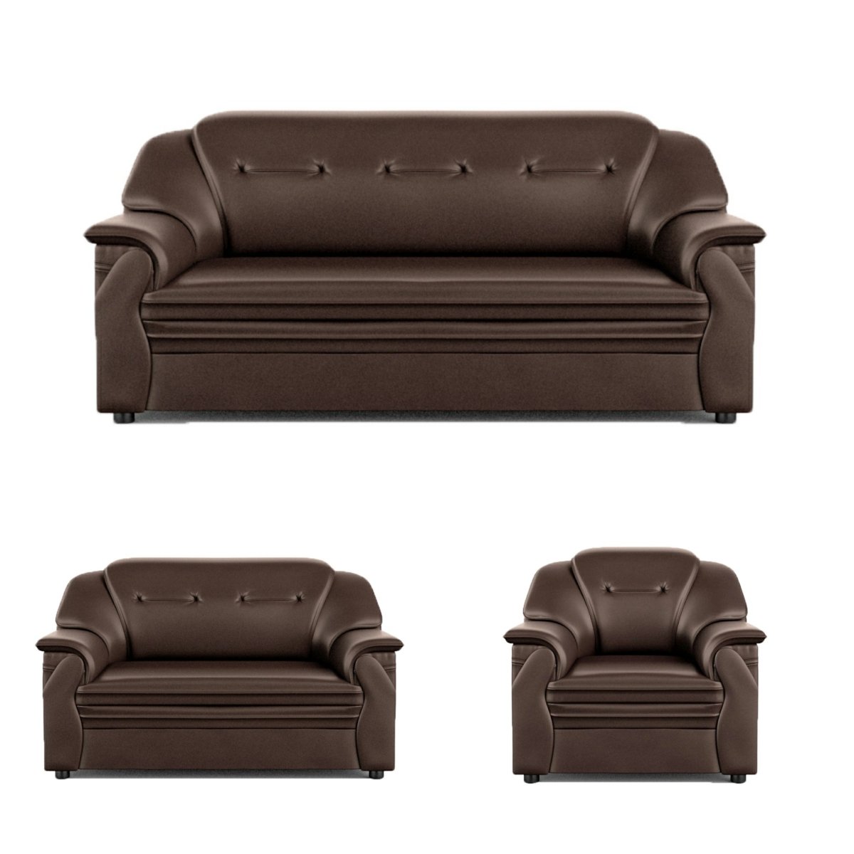 Polyurethane Series Leatherette Sofa Set - Sekar Lifestyle