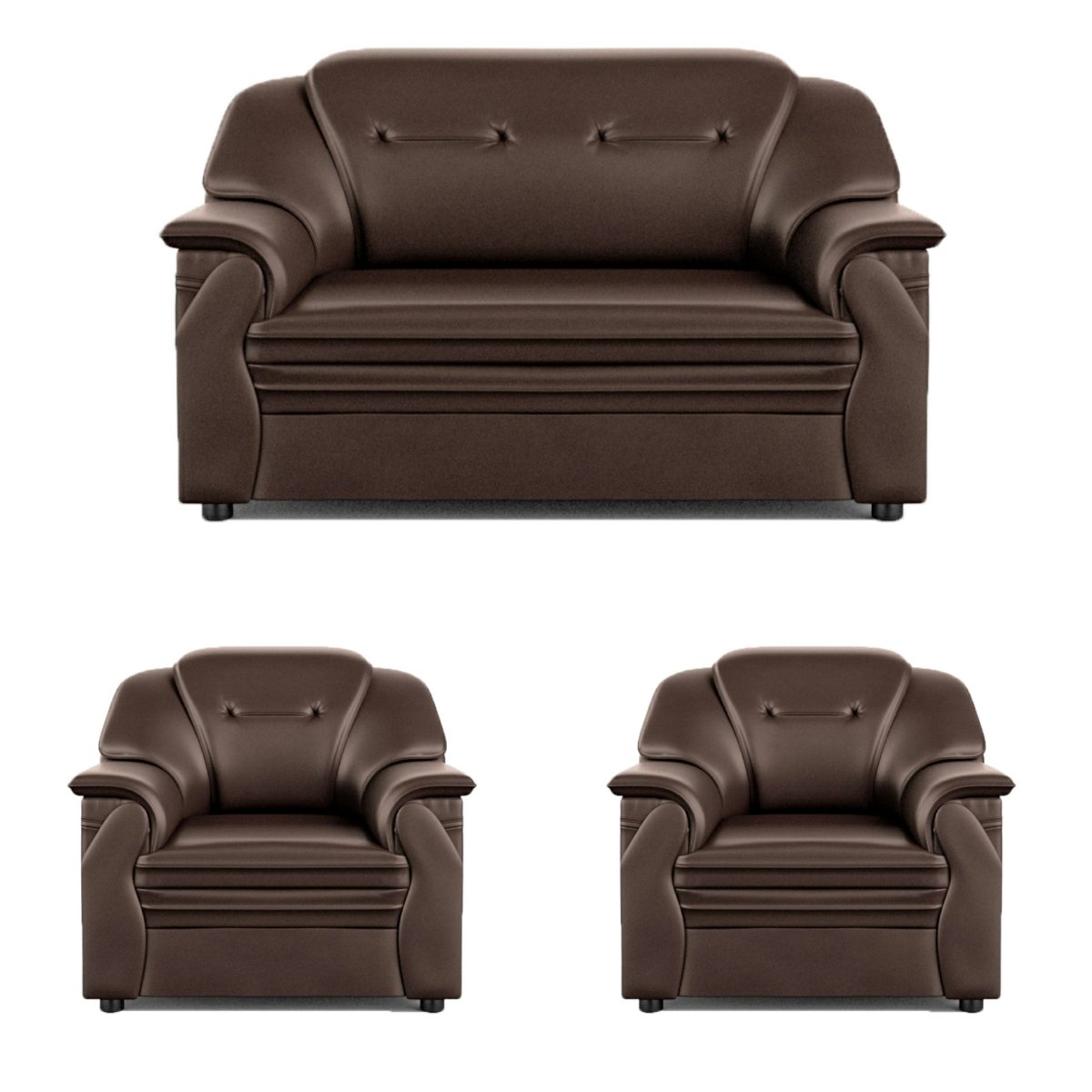 Polyurethane Series Leatherette Sofa Set - Sekar Lifestyle