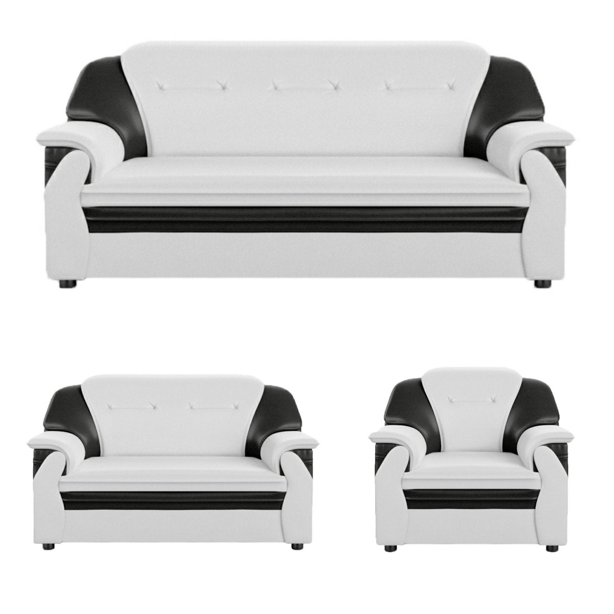 Polyurethane Series Leatherette Sofa Set - Sekar Lifestyle