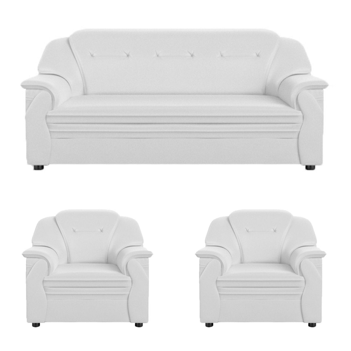 Polyurethane Series Leatherette Sofa Set - Sekar Lifestyle