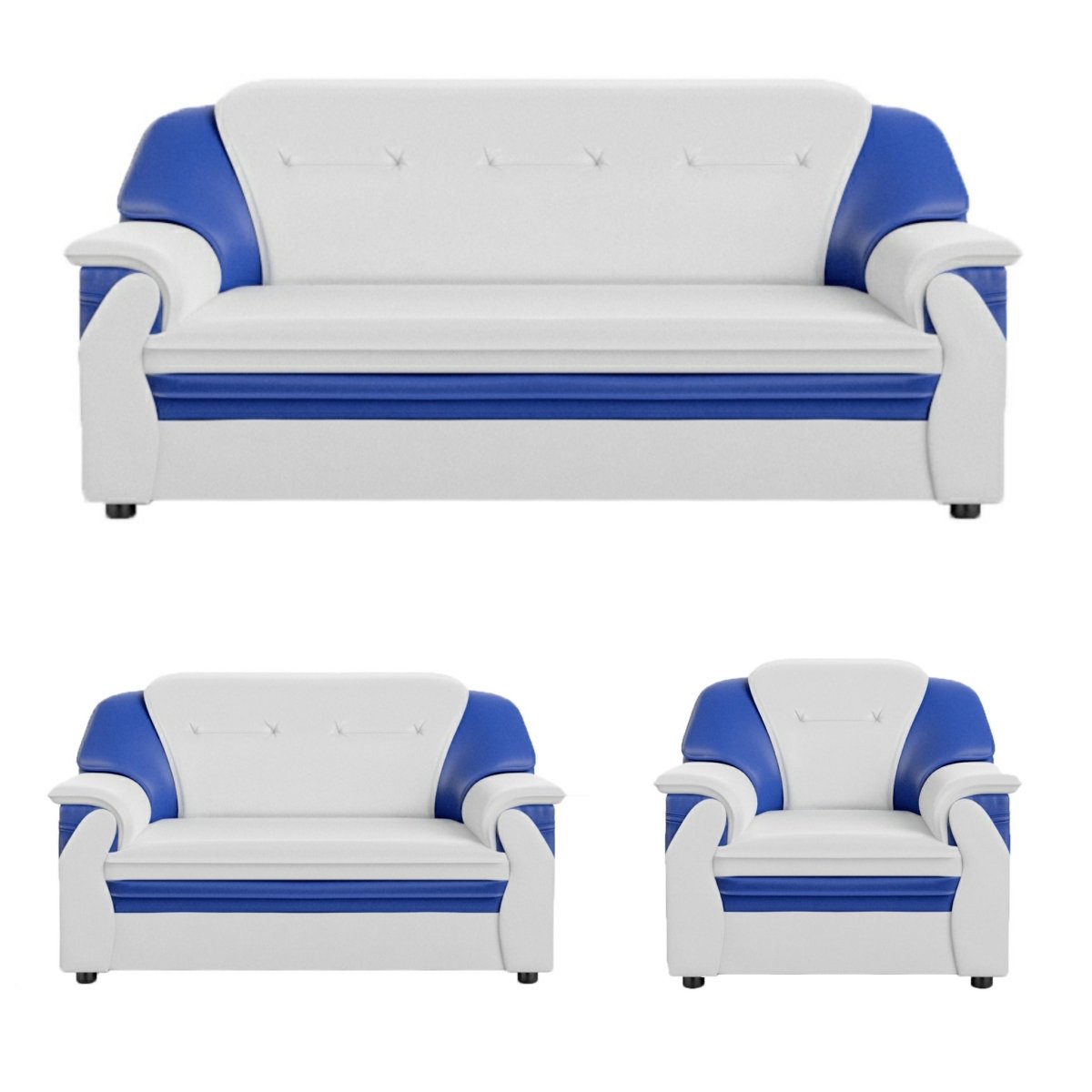 Polyurethane Series Leatherette Sofa Set - Sekar Lifestyle