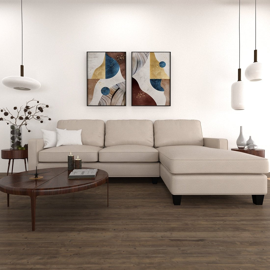 Premium Series L Shape Corner Sofa Set - Sekar Lifestyle