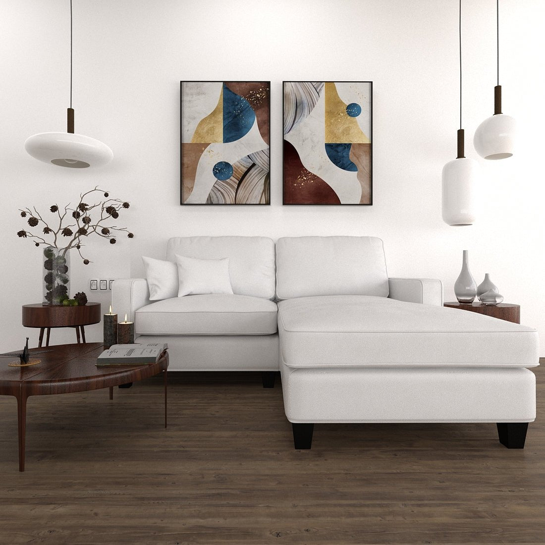 Premium Series L Shape Corner Sofa Set - Sekar Lifestyle