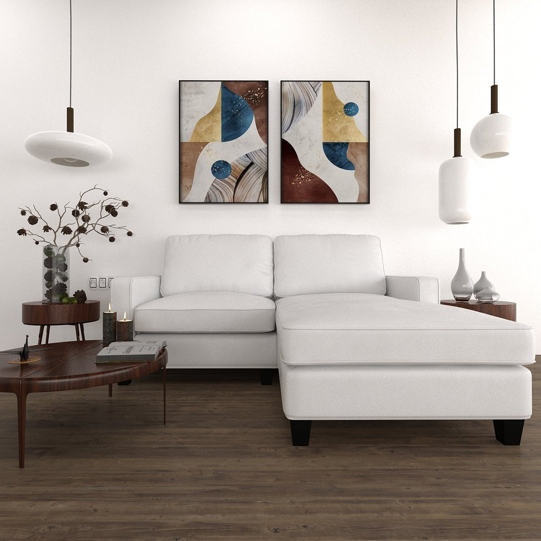 Premium Series L Shape Corner Sofa Set - Sekar Lifestyle