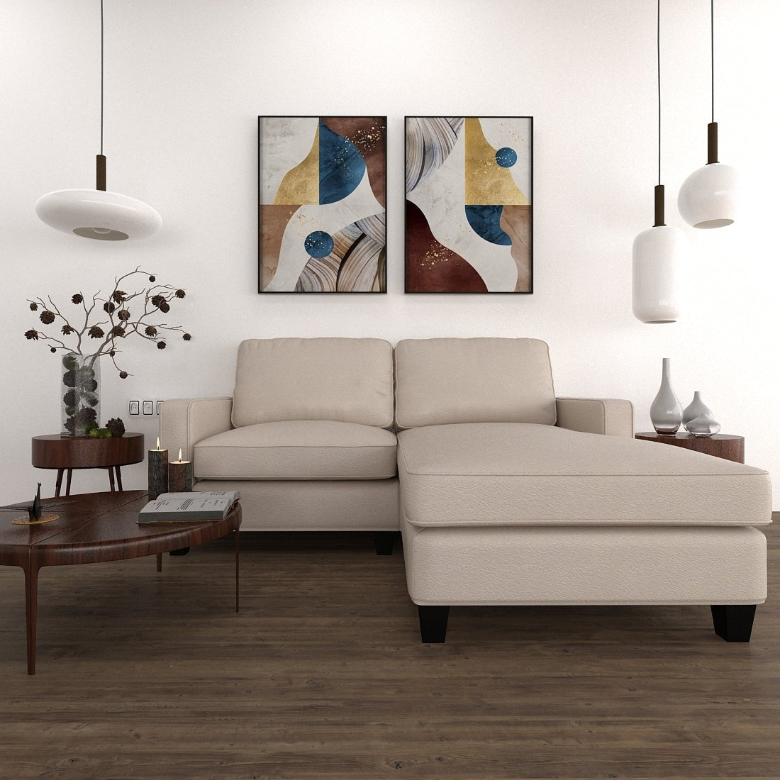 Premium Series L Shape Corner Sofa Set - Sekar Lifestyle