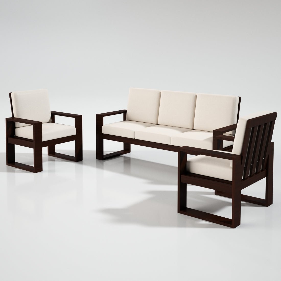 Solidwood Classic Series Sofa Set - Sekar Lifestyle