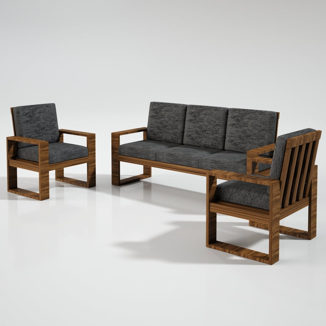 Solidwood Classic Series Sofa Set - Sekar Lifestyle