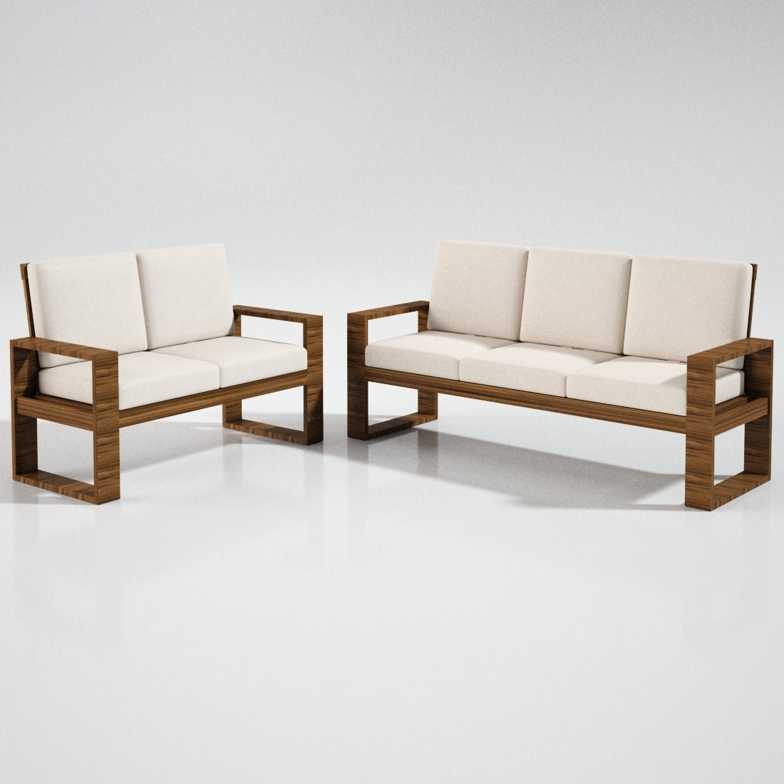 Solidwood Classic Series Sofa Set - Sekar Lifestyle
