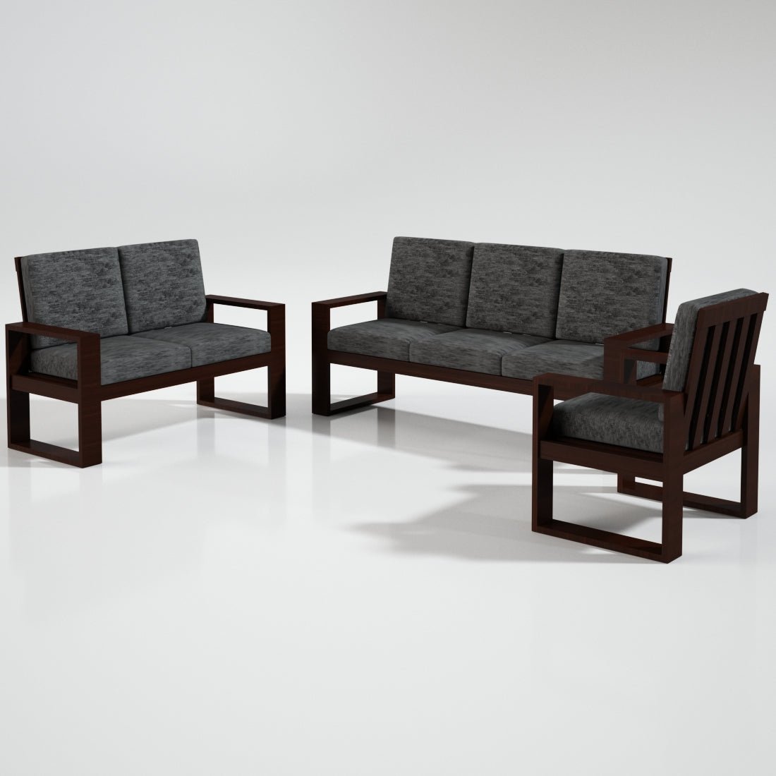Solidwood Classic Series Sofa Set - Sekar Lifestyle