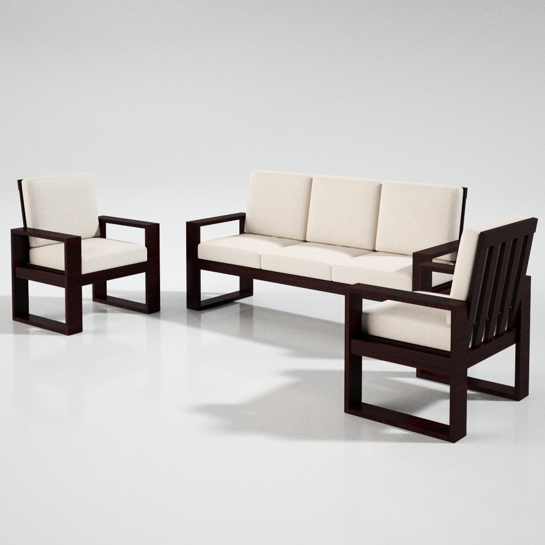Solidwood Classic Series Sofa Set - Sekar Lifestyle