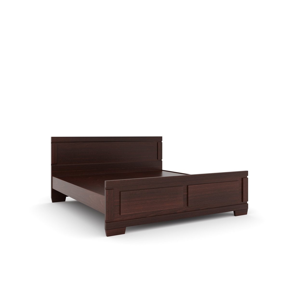 Solidwood Rectangle Series Bed - Sekar Lifestyle