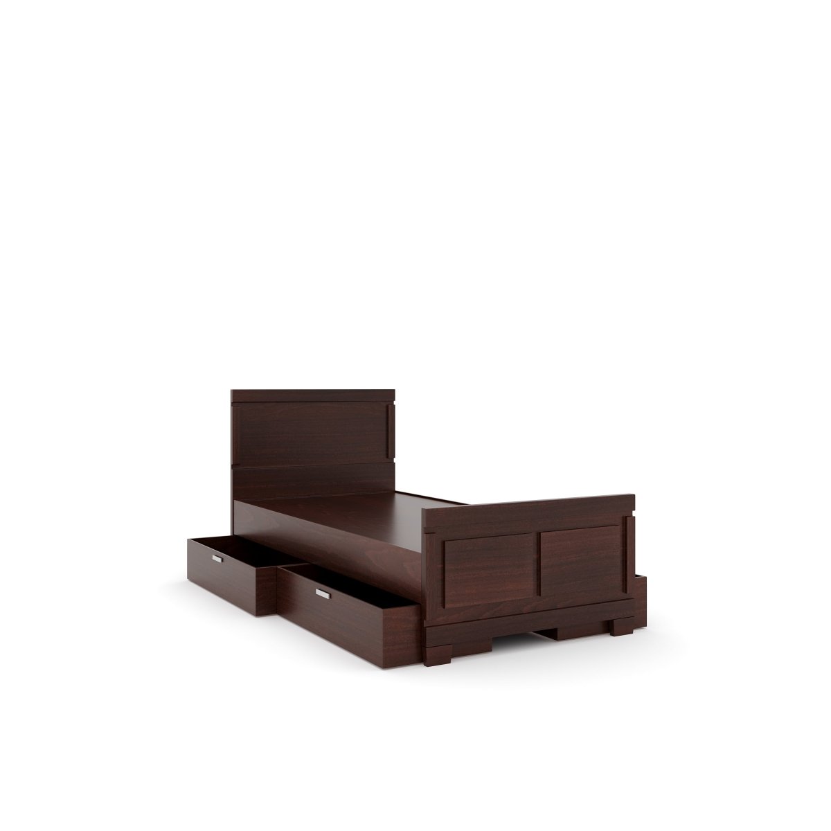 Solidwood Rectangle Series Bed - Sekar Lifestyle