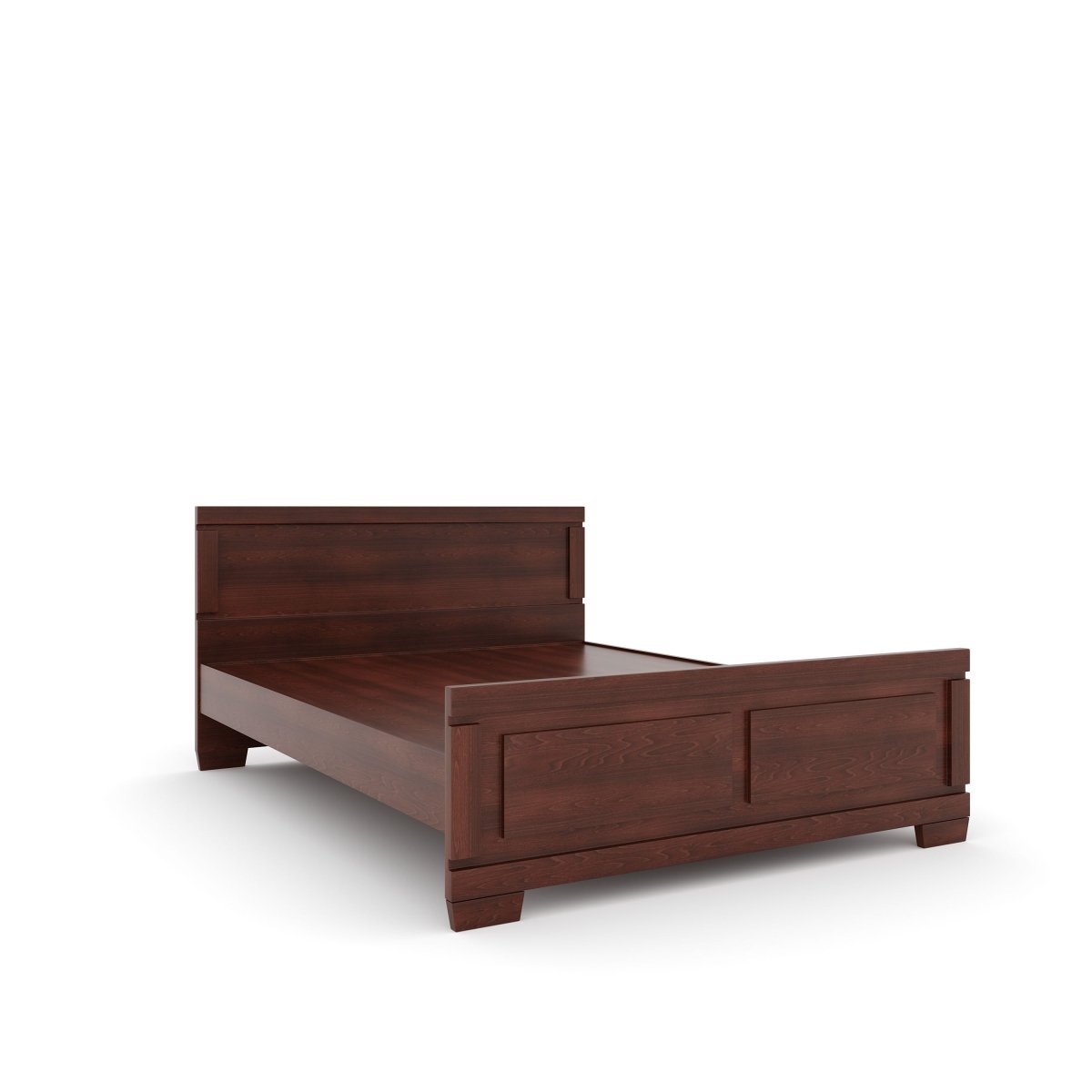 Solidwood Rectangle Series Bed - Sekar Lifestyle