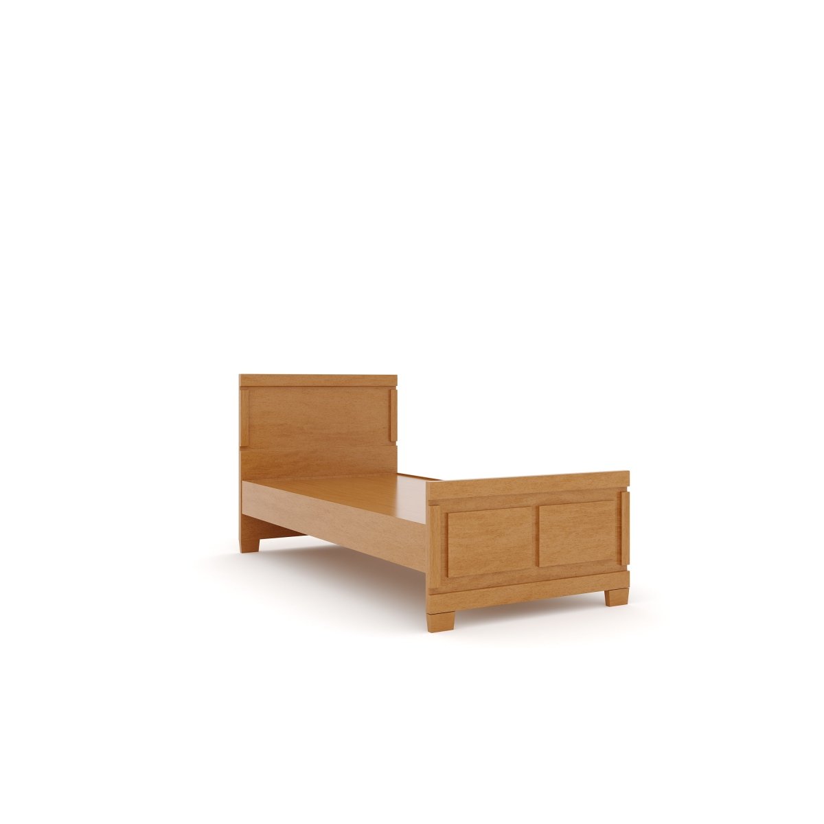 Solidwood Rectangle Series Bed - Sekar Lifestyle
