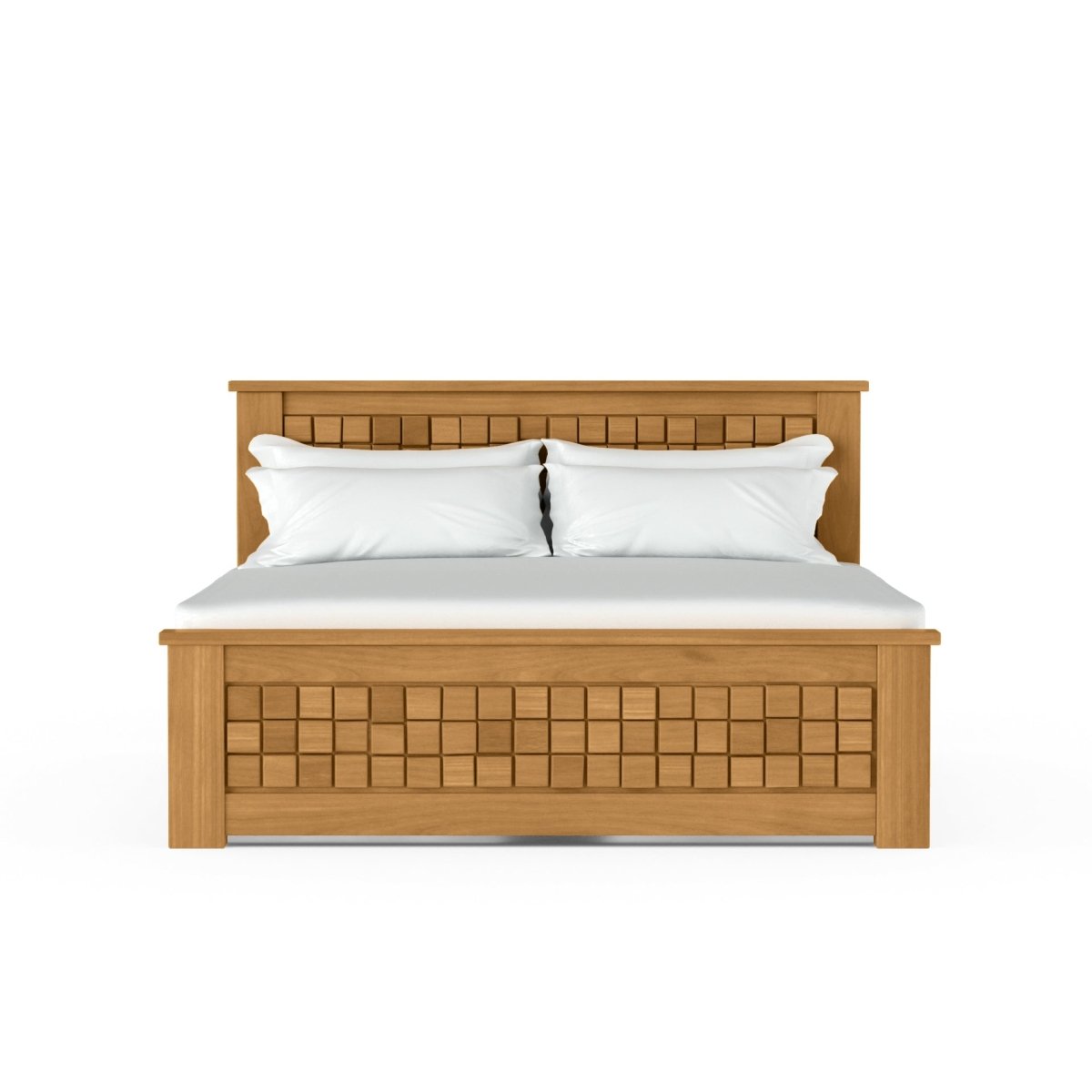 Solidwood Slab Series Bed - Sekar Lifestyle