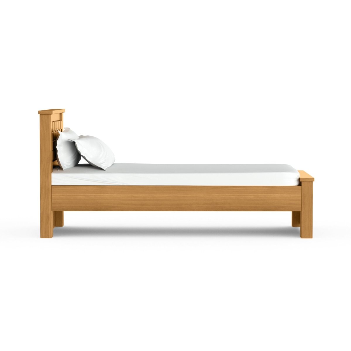 Solidwood Slab Series Bed - Sekar Lifestyle