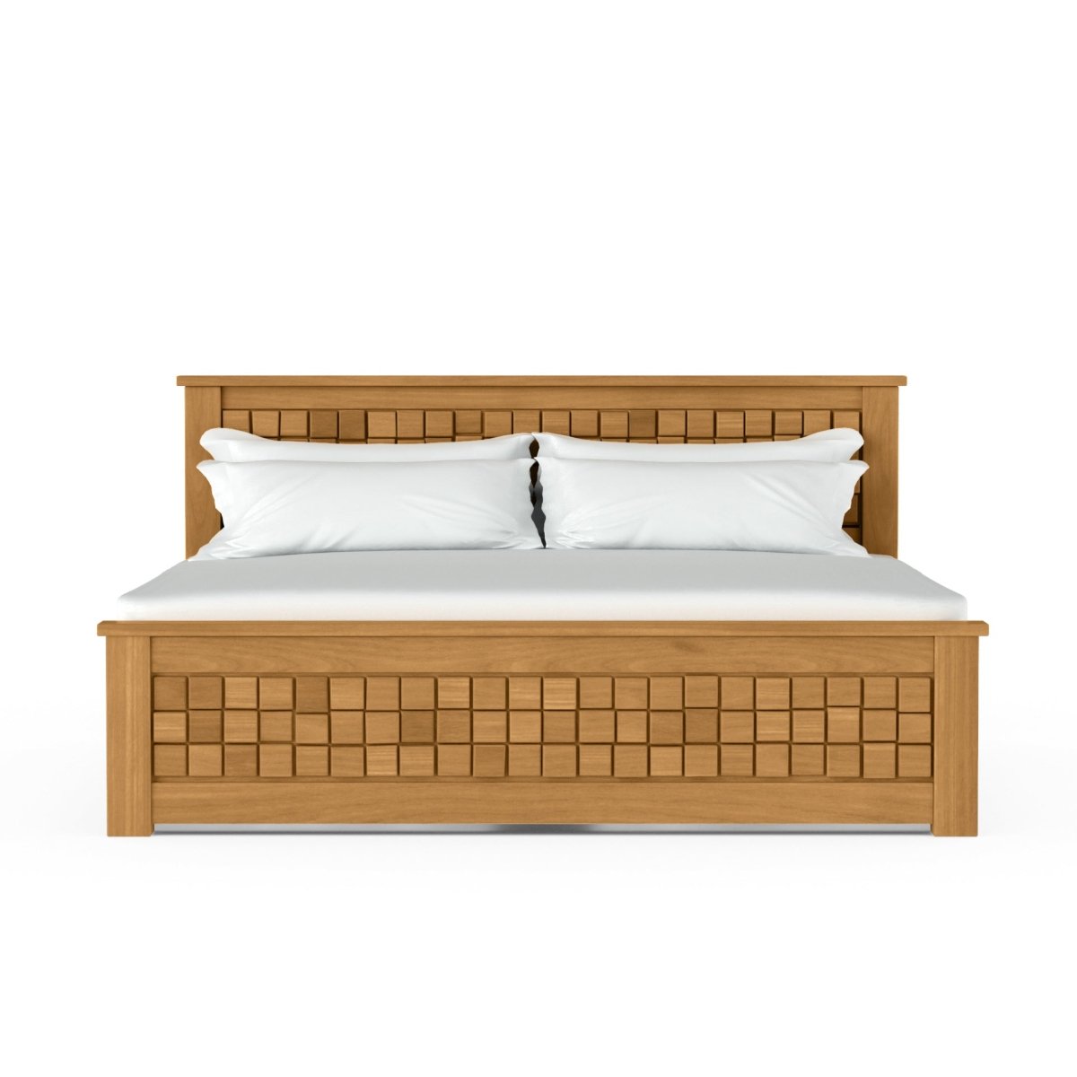 Solidwood Slab Series Bed - Sekar Lifestyle