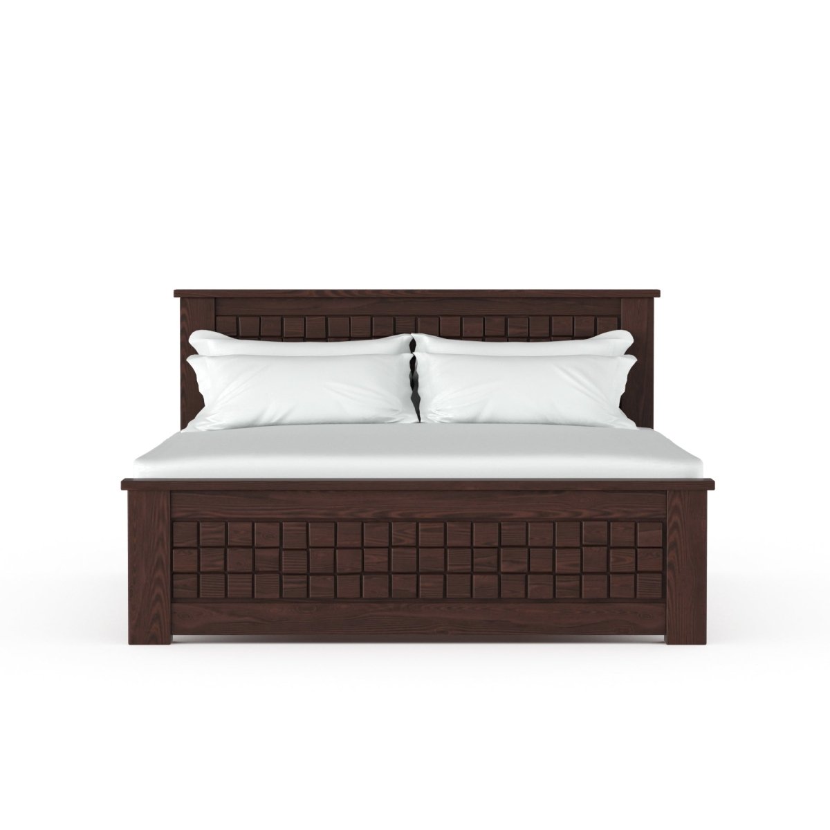 Solidwood Slab Series Bed - Sekar Lifestyle