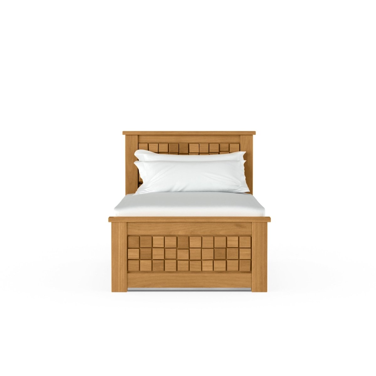 Solidwood Slab Series Bed - Sekar Lifestyle