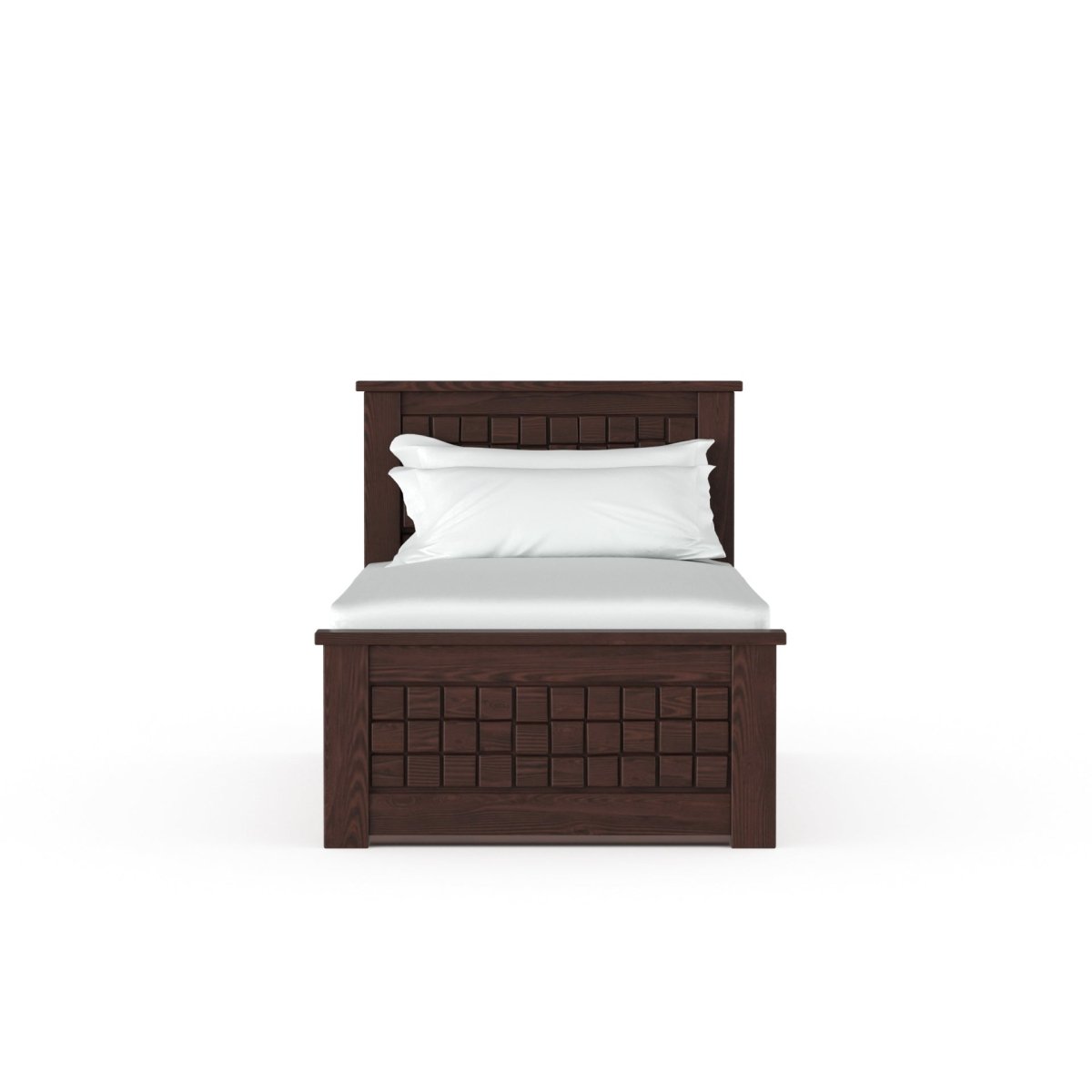 Solidwood Slab Series Bed - Sekar Lifestyle