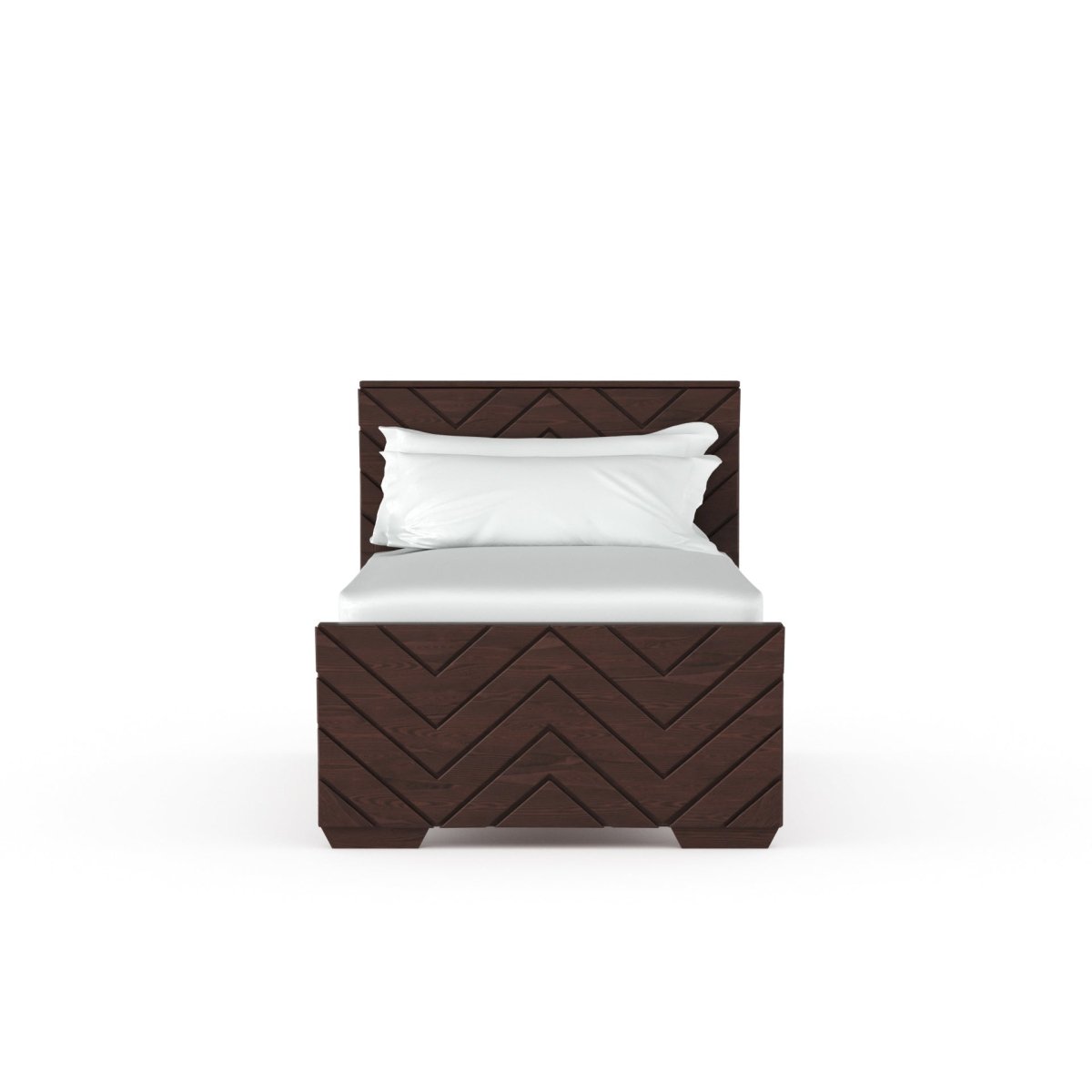Solidwood Zigzag Series Bed - Sekar Lifestyle