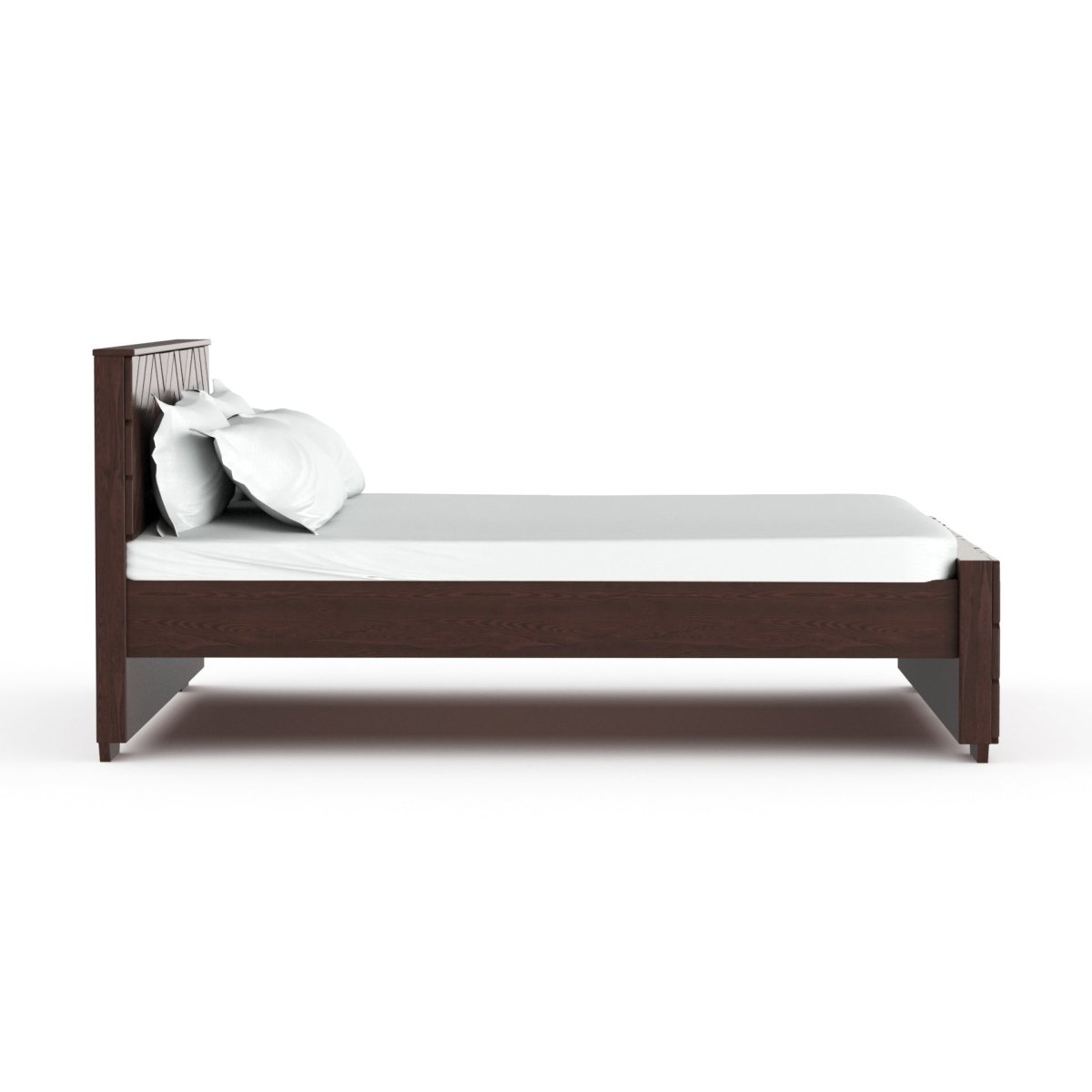 Solidwood Zigzag Series Bed - Sekar Lifestyle