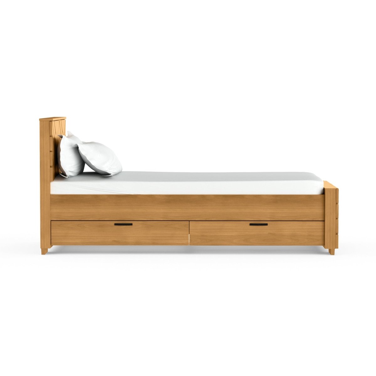 Solidwood Zigzag Series Bed - Sekar Lifestyle
