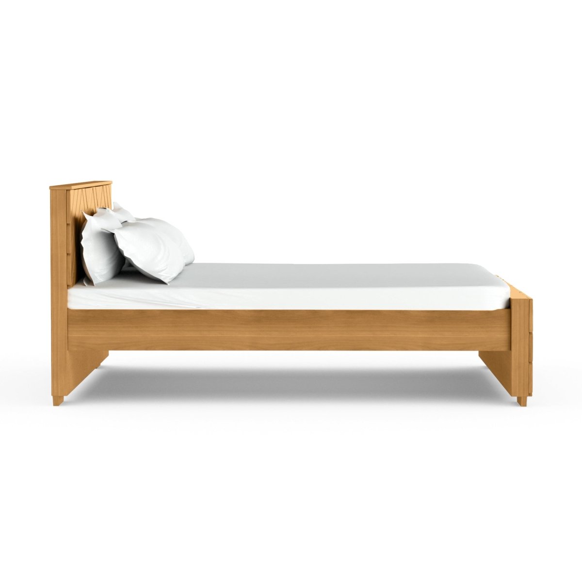 Solidwood Zigzag Series Bed - Sekar Lifestyle