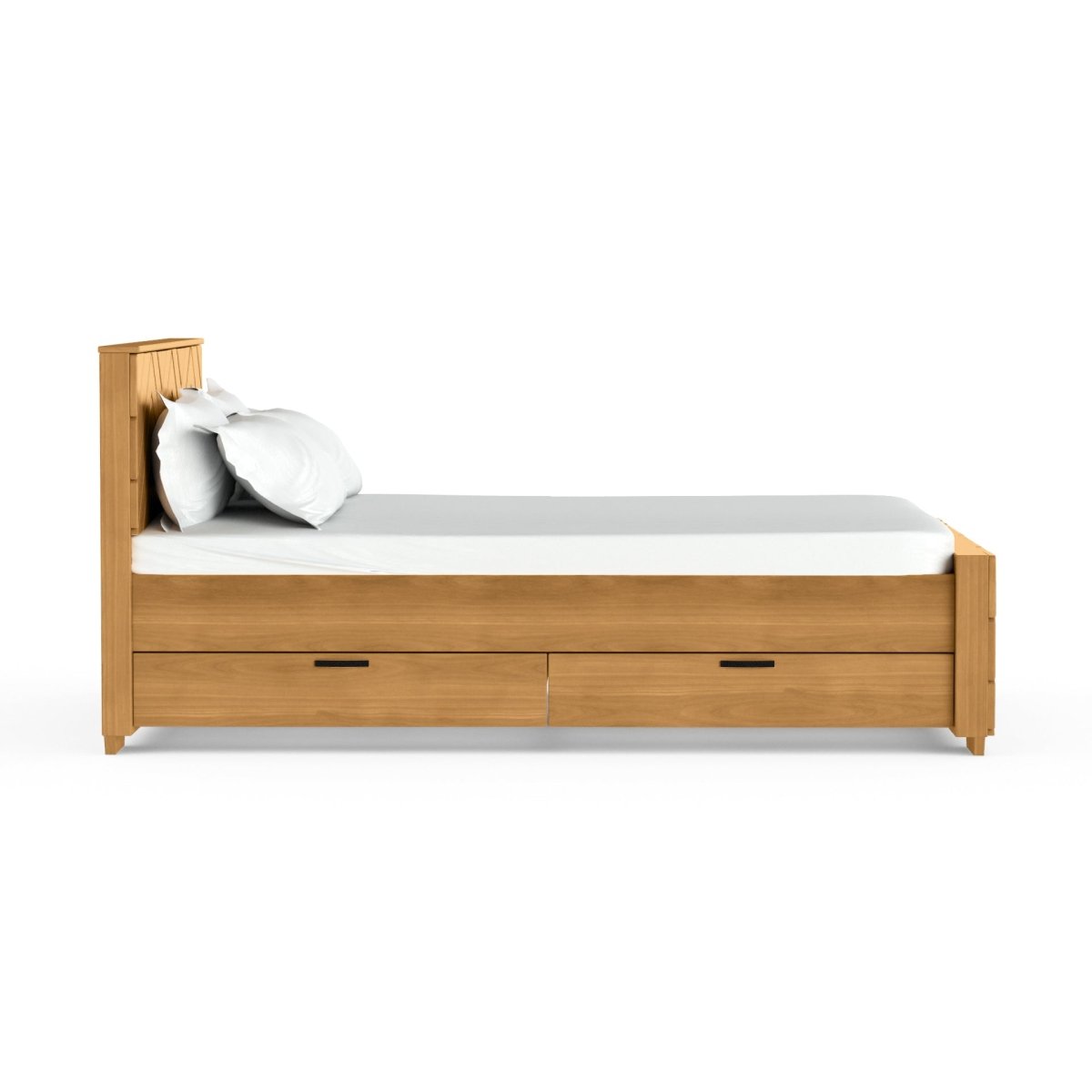 Solidwood Zigzag Series Bed - Sekar Lifestyle