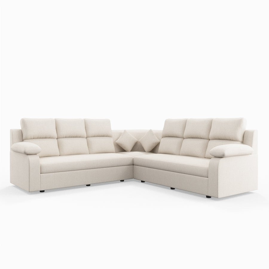 Supreme Series L Shaped Corner Sofa Fabric Sofa - Sekar Lifestyle