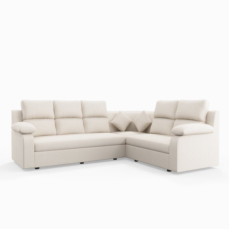 Supreme Series L Shaped Corner Sofa Fabric Sofa - Sekar Lifestyle