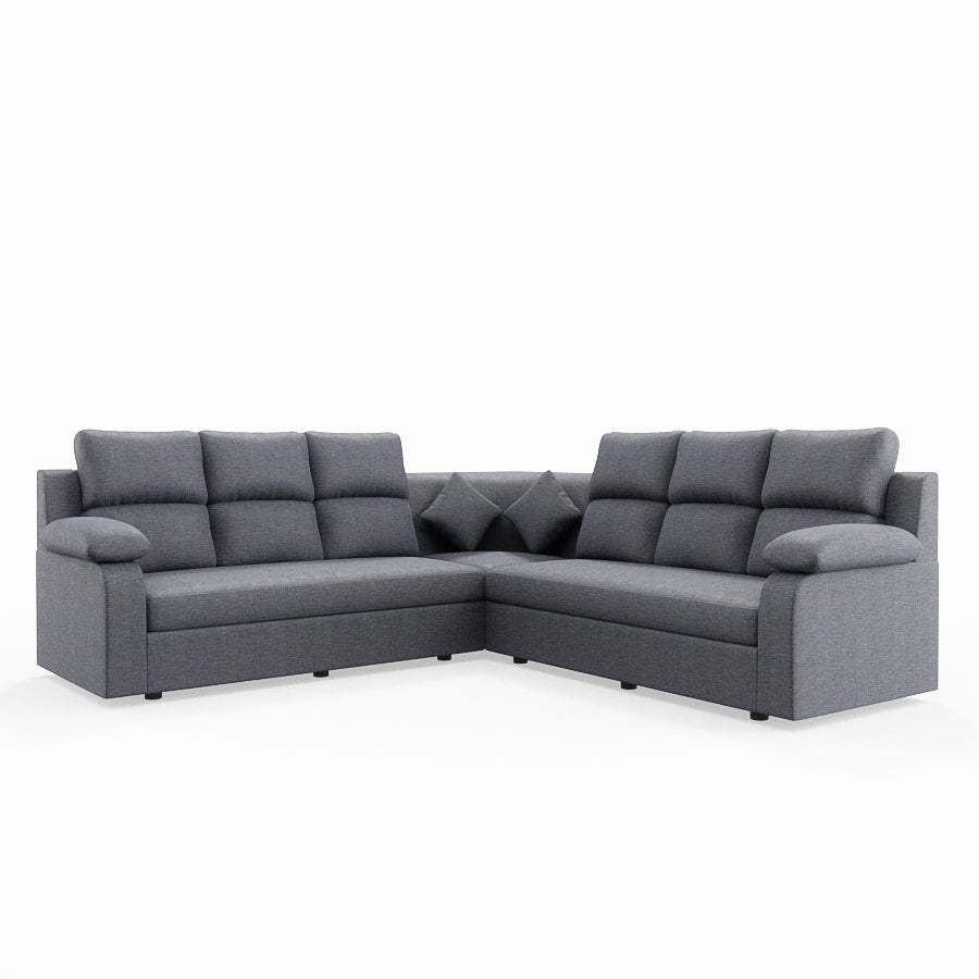 Supreme Series L Shaped Corner Sofa Fabric Sofa - Sekar Lifestyle