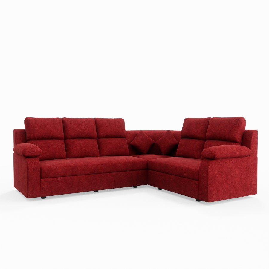 Supreme Series L Shaped Corner Sofa Fabric Sofa - Sekar Lifestyle